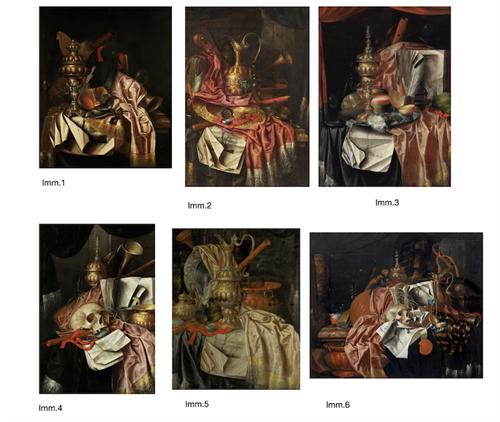Natura morta Vanitas con oggetti preziosi, strumenti musicali e disegni
